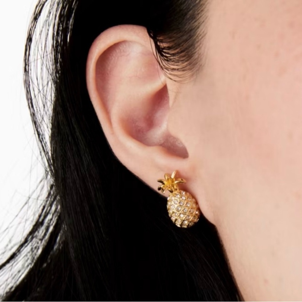 NEW Kate Spade ♠️ Pineapple Stud Earrings